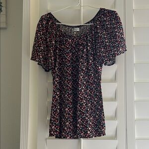 Floral Print Women's Top